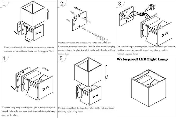 1+1 Gratis - Luxe Led Wandlamp